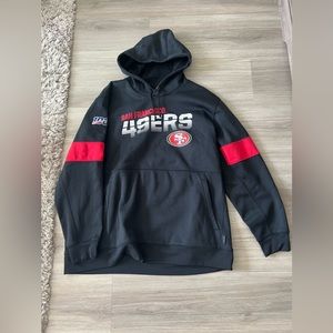 49ers nike 3xl black hoodie great condition